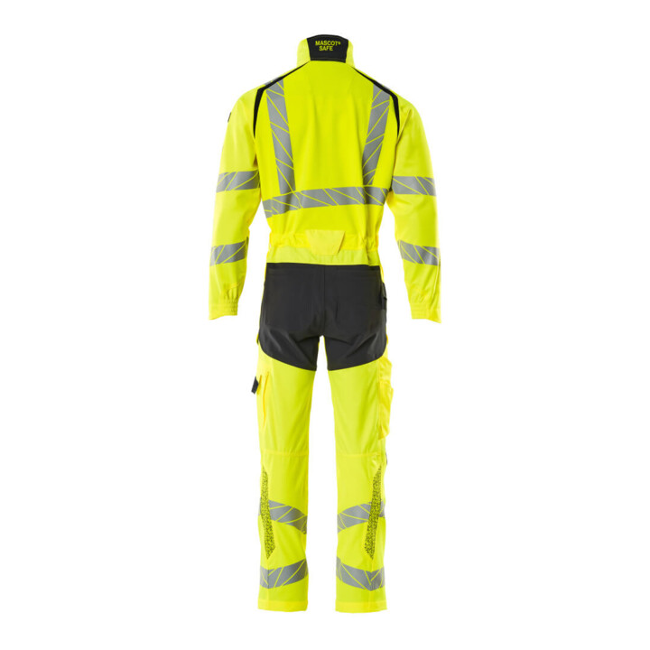 Mascot Overall Knietaschen Stretch Einsätze XL hi-vis gelb schwarzblau