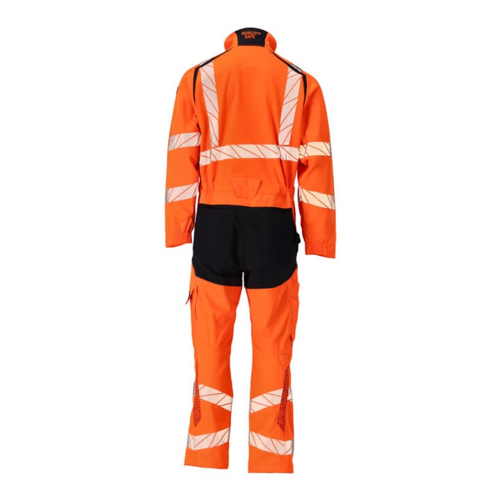 Mascot Overall Knietaschen Stretch-Einsätze XL hi-vis orange/schwarzblau