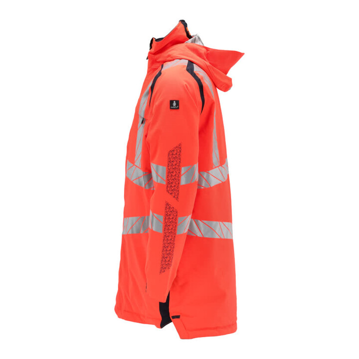 Mascot Parka CLIMASCOT®-Futter geringes Gewicht 4XL Hi-vis rot/schwarzblau
