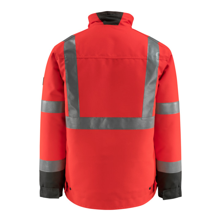 Mascot Pilotenjacke Penrith hi-vis rot/dunkelanthrazit Größe S