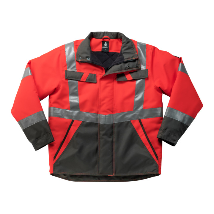 Mascot Pilotenjacke Penrith hi-vis rot/dunkelanthrazit Größe S