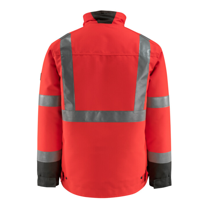 Mascot Pilotenjacke Penrith hi-vis rot/dunkelanthrazit Größe XL