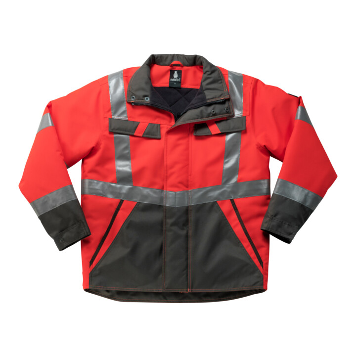 Mascot Pilotenjacke Penrith hi-vis rot/dunkelanthrazit Größe XL