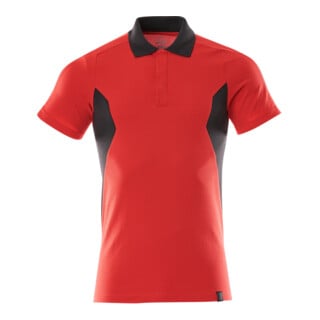 Mascot Polo-Shirt 2XL verkehrsrot schwarz moderne Passform