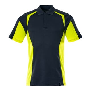 Mascot Polo-Shirt 4XL schwarzblau/hi-vis gelb moderne Passform