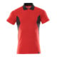 Mascot Polo-Shirt 4XL verkehrsrot/schwarz moderne Passform