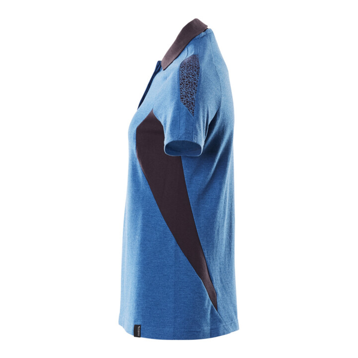 Mascot Polo-Shirt 4XLONE azurblau schwarzblau