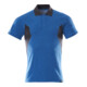 Mascot Polo-Shirt 4XLONE azurblau schwarzblau moderne Passform