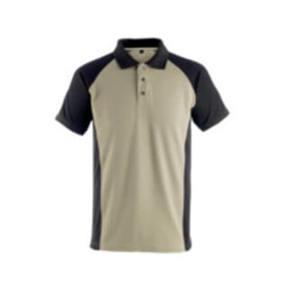 Mascot Polo-Shirt Bottrop Hellkhaki/Schwarz