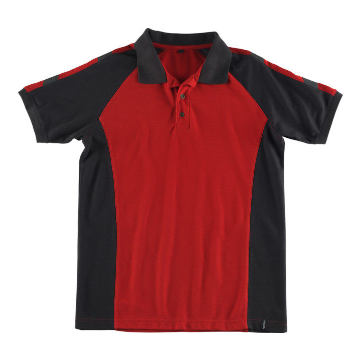 Mascot Polo-Shirt Bottrop rot/schwarz Größe 2XL