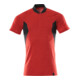 Mascot Polo-Shirt COOLMAX®PRO moderne Passform Größe S verkehrsrot/schwarz