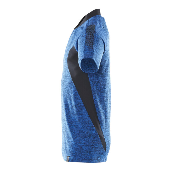 Mascot Polo-Shirt COOLMAX®PRO moderne Passform L azurblau/schwarzblau