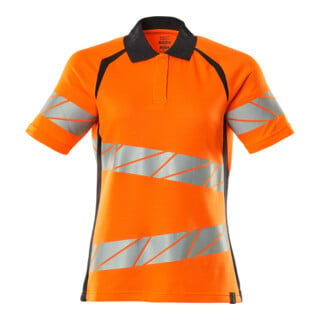 Mascot Polo-Shirt Damenpassform 3XL hi-vis orange/schwarzblau