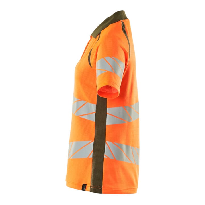 Mascot Polo-Shirt Damenpassform Größe 5XLONE hi-vis orange/moosgrün