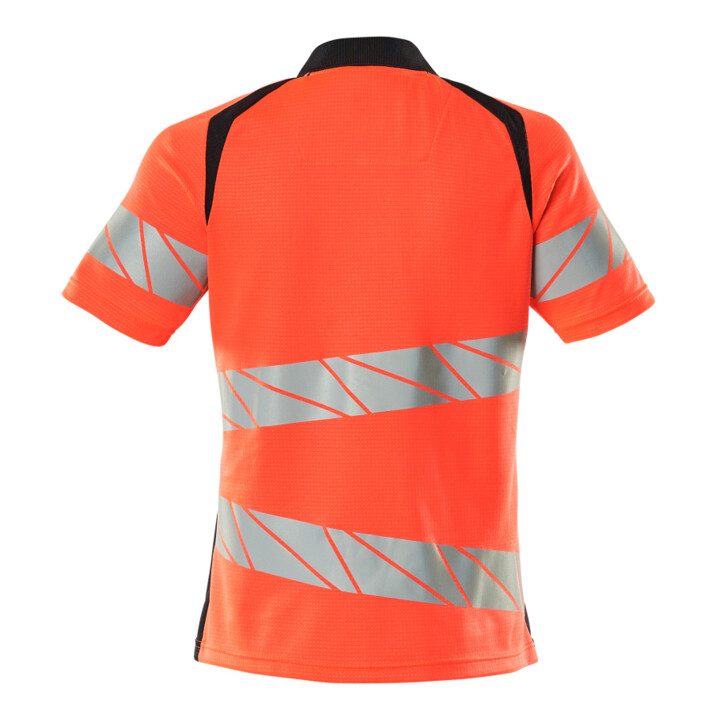Mascot Polo-Shirt Damenpassform ONE Hi-vis rot/schwarzblau Größe M
