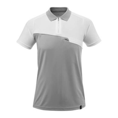 Mascot Polo-Shirt, feuchtigkeitstransportierend Polo-shirt grau-meliert/weiss