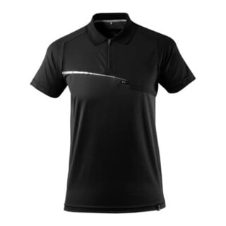 Mascot Polo-Shirt, feuchtigkeitstransportierend Polo-shirt schwarz