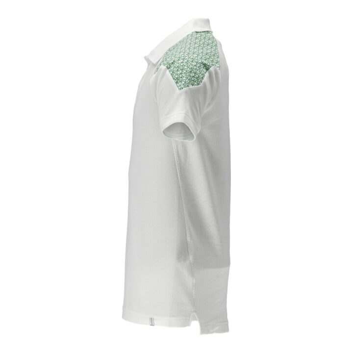 Mascot Polo-Shirt Kurzarm 3XL weiss/grasgrün