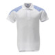 Mascot Polo-Shirt Kurzarm Größe M weiss/azurblau