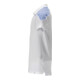 Mascot Polo-Shirt Kurzarm Größe M weiss/azurblau