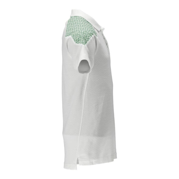Mascot Polo-Shirt Kurzarm Größe M weiss/grasgrün