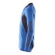 Mascot Polo-Shirt Langarm 2XL azurblau/schwarzblau mit COOLMAX® PRO
