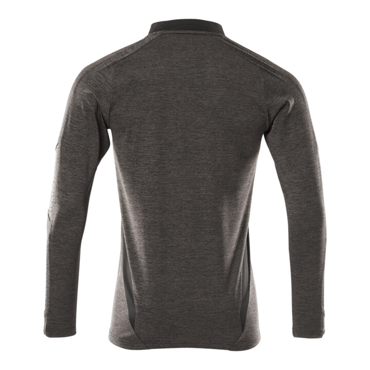 Mascot Polo-Shirt Langarm 3XL dunkelanthrazit/schwarz mit COOLMAX® PRO