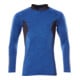 Mascot Polo-Shirt Langarm COOLMAX® PRO Größe M azurblau/schwarzblau