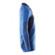 Mascot Polo-Shirt Langarm COOLMAX® PRO Größe M azurblau/schwarzblau