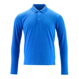 Mascot Polo-Shirt Langarm ProWash® azurblau Gr. L