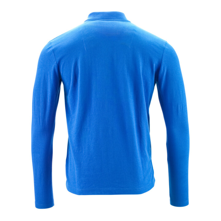 Mascot Polo-Shirt Langarm ProWash® azurblau Gr. XS