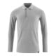 Mascot Polo-Shirt Langarm ProWash® grau-meliert Gr. M