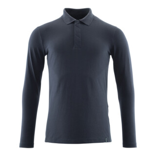 Mascot Polo-Shirt Langarm ProWash® Größe M schwarzblau