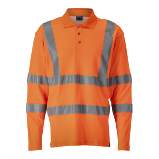 Mascot Polo-Shirt lange Ärmel 2XL hi-vis orange