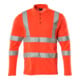 Mascot Polo-Shirt lange Ärmel 4XL hi-vis rot