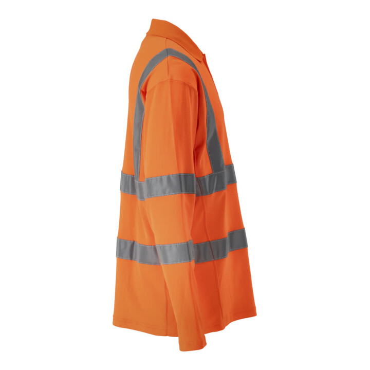Mascot Polo-Shirt lange Ärmel Größe L hi-vis orange
