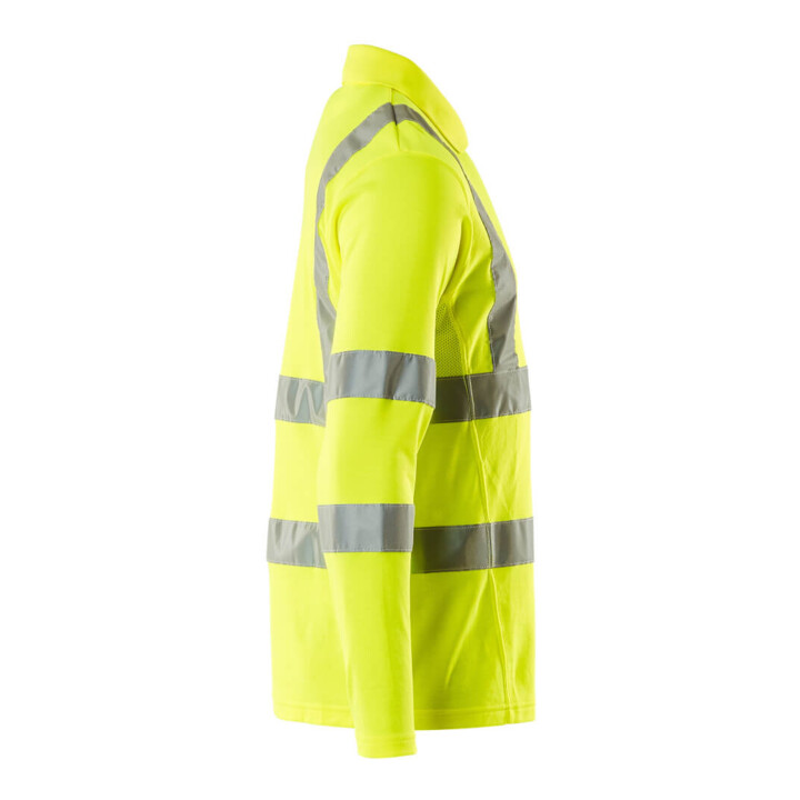 Mascot Polo-Shirt lange Ärmel Größe M hi-vis gelb