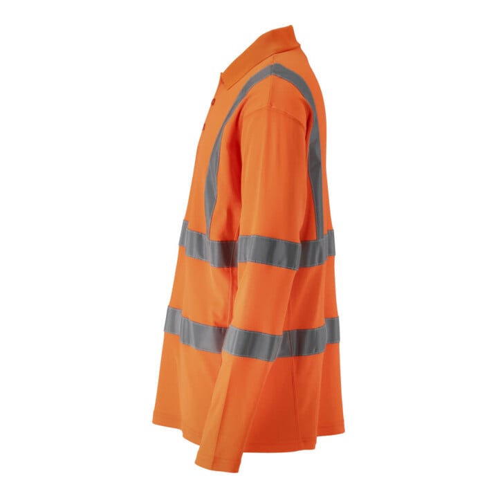 Mascot Polo-Shirt lange Ärmel Größe M hi-vis orange