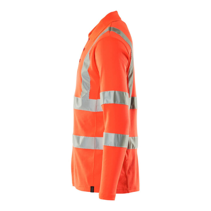 Mascot Polo-Shirt lange Ärmel Größe M hi-vis rot