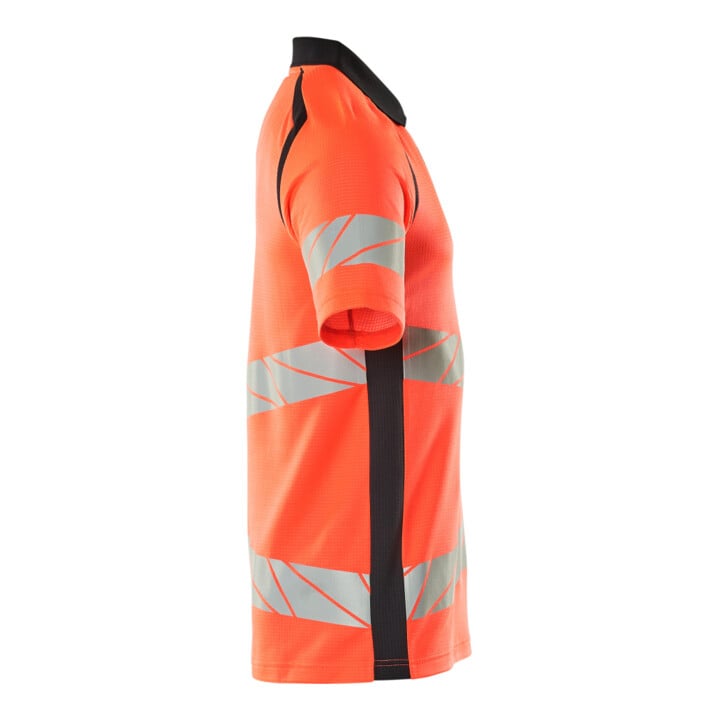 Mascot Polo-Shirt moderne Passform 3XL Hi-vis rot/schwarzblau