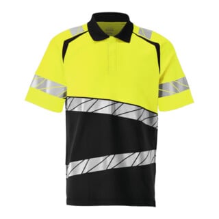 Mascot Polo-Shirt moderne Passform 3XL schwarz/hi-vis gelb