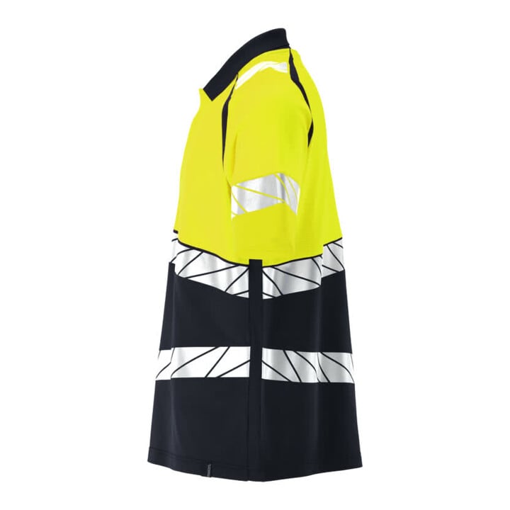 Mascot Polo-Shirt moderne Passform 4XL schwarzblau/hi-vis gelb