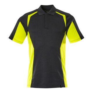 Mascot Polo-Shirt moderne Passform Gr. L schwarz/hi-vis gelb