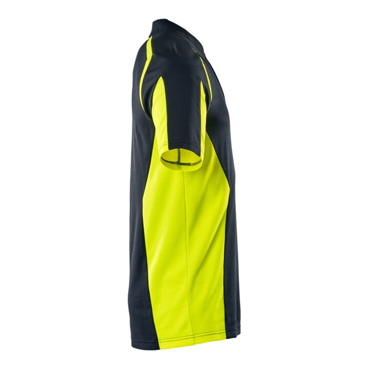 Mascot Polo-Shirt moderne Passform Gr. M schwarzblau/hi-vis gelb