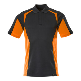 Mascot Polo-Shirt moderne Passform Gr. M schwarzblau/hi-vis orange