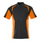 Mascot Polo-Shirt moderne Passform Gr. M schwarzblau/hi-vis orange