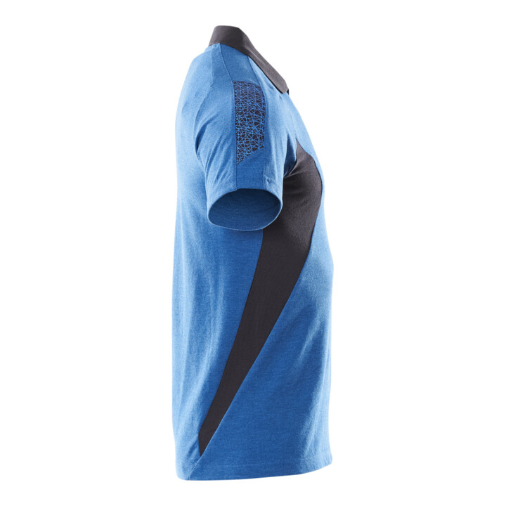 Mascot Polo-Shirt moderne Passform Größe 3XL azurblau schwarzblau
