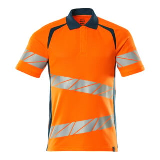 Mascot Polo-Shirt moderne Passform Größe 3XL hi-vis orange/dunkelpetroleum