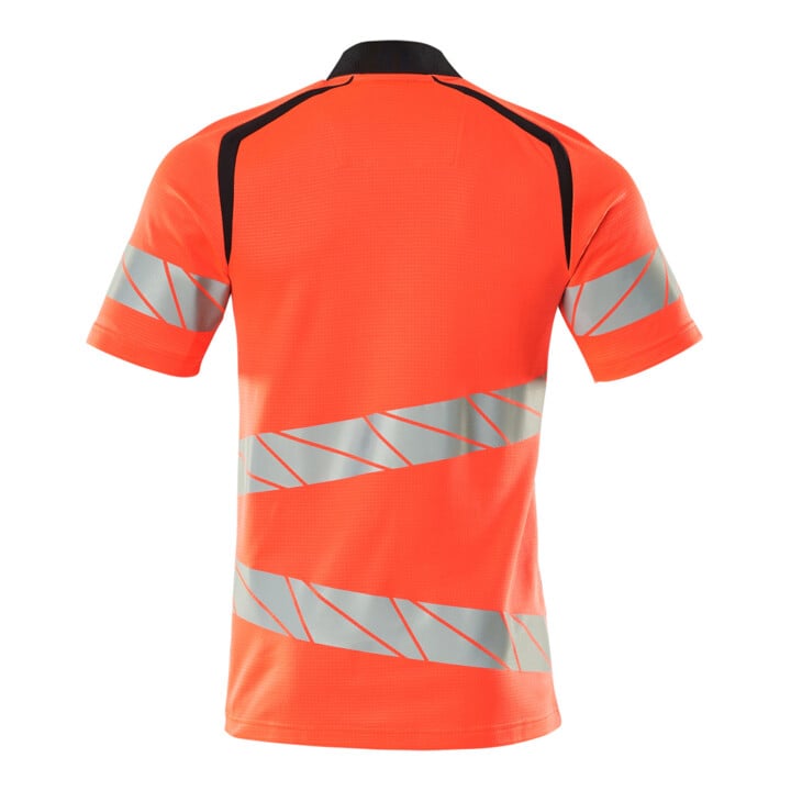 Mascot Polo-Shirt moderne Passform Größe 4XL Hi-vis rot/schwarzblau