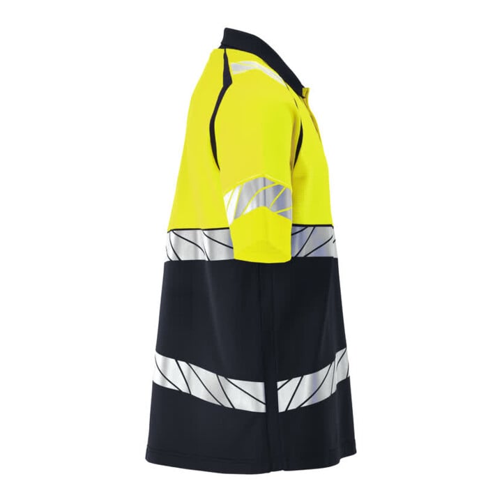 Mascot Polo-Shirt moderne Passform Größe M schwarzblau/hi-vis gelb